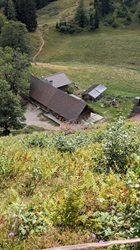 Blick zurück zur Alm