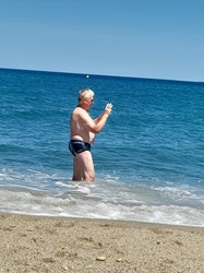 Mal Bild vom Wasser aus machen. War aber nix
