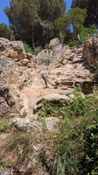 Wasserfall ohne Wasser